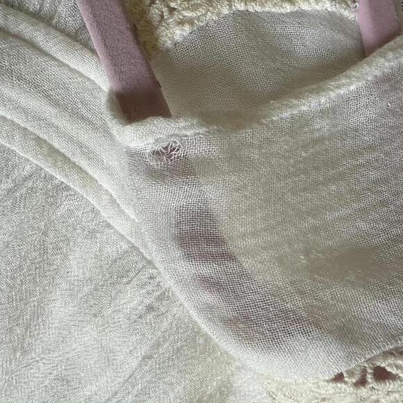 Vitamin A Swim 100% Linen  Cream Swim Cover Size 6 - Picture 6 of 6